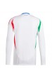 Italia Fotballdrakt Borte Klær EM 2024 Lange ermer
